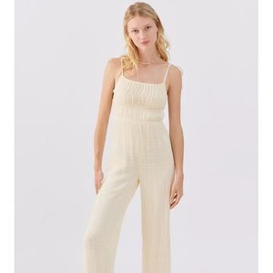 Urban Outfitters strappy one-piece/overalls in creme 💕